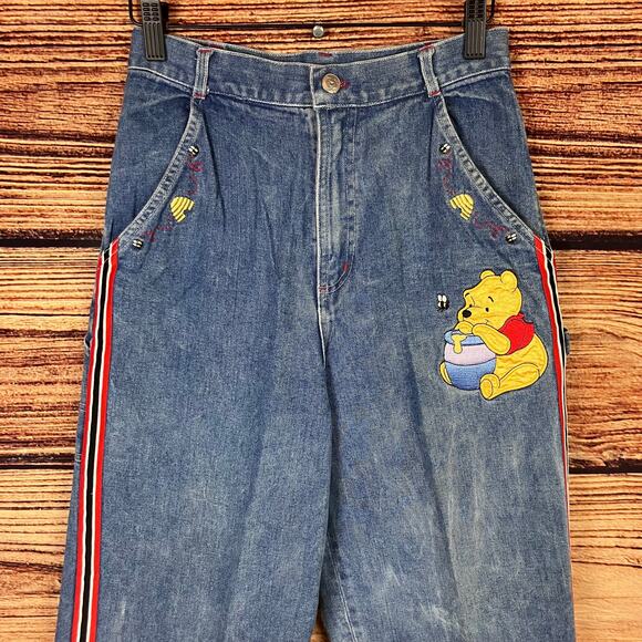 Vintage 1990s Winnie the Pooh Disney Cartoon Denim Jeans - Picture 10 of 10